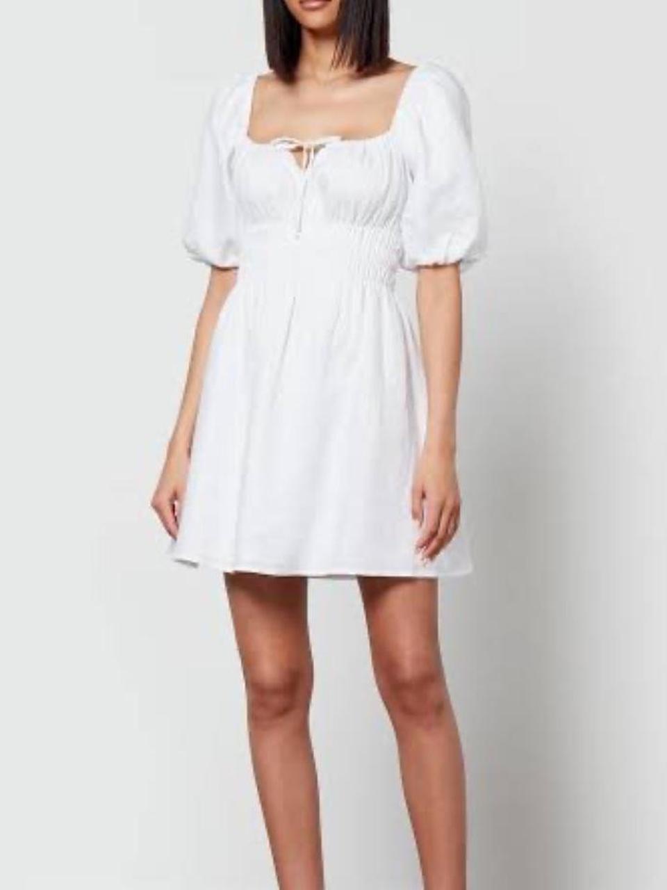 Faithfull The Brand White Nikoleta Mini Dress